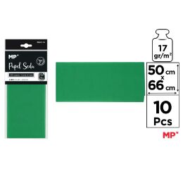 Hedvábný papír zelený 10 ks