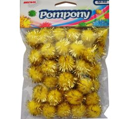 Bambule metal zlaté 20 mm 40 ks