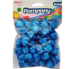 Bambule metal modré 20 mm 40 ks