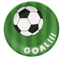 Papírový talíř velký - Soccer Ball