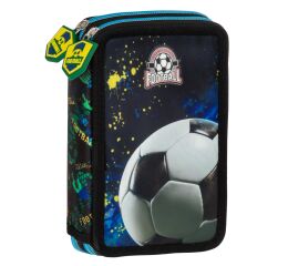 Penál 2 zipy vybavený - Fotbal