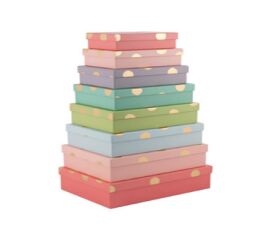 Dárkové krabice sada 10 ks 22005