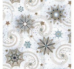 Ubrousky DAISY L (20ks) Gold Turquoise Stars
