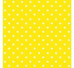 Ubrousky PAW Dekor L (20ks) Dots (intense yellow)