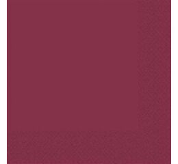Jednobarevný papírový ubrousek Bordeaux