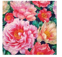 Ubrousky PAW Dekor L (20ks) Peonies Bloom