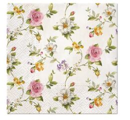 Ubrousky PAW Dekor L (20ks) Tender Roses