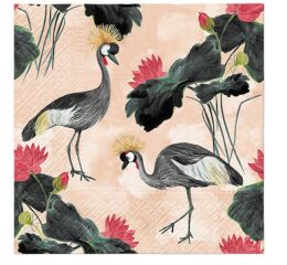 Ubrousky PAW Dekor L (20ks) Cranes