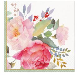 Ubrousky PAW Dekor L (20ks) Tender Bouquet