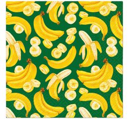 Ubrousky PAW Dekor L (20ks) Banana Forever