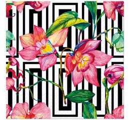 Ubrousky PAW Dekor L (20ks) Wildflower Orchid