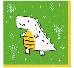 Ubrousky PAW Dekor L (20ks) Hello Dino