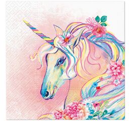 Ubrousky PAW Dekor L (20ks) Unicorn Flower Head