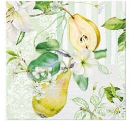 Ubrousky PAW Dekor L (20ks) Pear Blossom