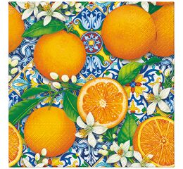 Ubrousky PAW Dekor L (20ks) Orange Boom