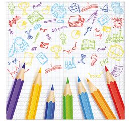 Ubrousky PAW Dekor L (20ks) Funny School