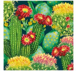 Ubrousky PAW Dekor L (20ks) Vibrant Cacti