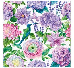 Ubrousky PAW Dekor L (20ks) Purple Delight