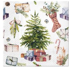 Ubrousky PAW Dekor L (20ks) Christmas at Home
