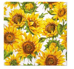 Ubrousky PAW Dekor L (20ks) Dancing Sunflowers