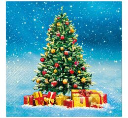Ubrousky PAW Dekor L (20ks) Christmas Tree Gifts