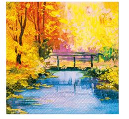 Ubrousky PAW Dekor L (20ks) Golden Bridge