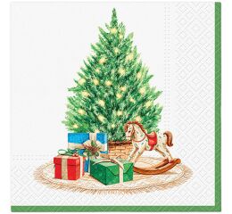 Ubrousky PAW Dekor L (20ks) Christmas Celebrations