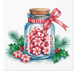 Ubrousky PAW Dekor L (20ks) Sweet Candy Jar