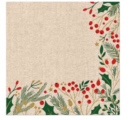 Ubrousky PAW Dekor We Care (20ks) Berries Frame