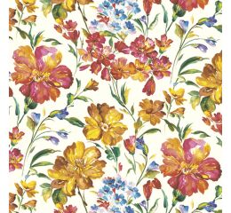 Ubrousky DAISY L (20ks) Orange and Yellow Flowers Wallpaper