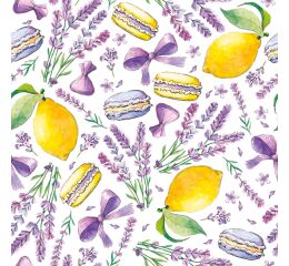 Ubrousky DAISY L (20ks) Limes, Lavender and macaroons