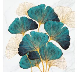 Ubrousky DAISY L (20ks) Gold and Emerald Gingko Biloba
