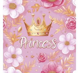 Ubrousky DAISY L (20ks) Pink princess Crown