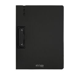 Dvojdeska STRIGO A4 s bočním klipem - černá