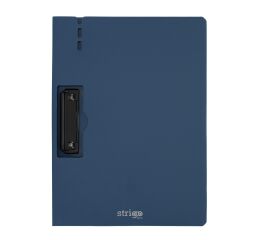 Dvojdeska STRIGO A4 s bočním klipem - tmavě modrá