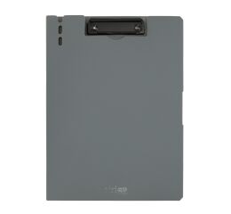 Dvojdeska STRIGO A4 s horním klipem - šedá