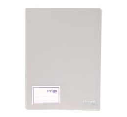 Katalogová kniha STRIGO A4 30 l - sv. šedá