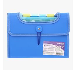 Složka A5 s 6 kapsami STRIGO modrá