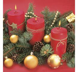 Ubrousky MAKI L (20ks) Classic  Red Festive Arr