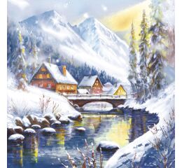 Ubrousky MAKI L (20ks) Winter Wonderland