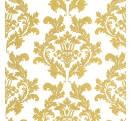 Ubrousky MAKI L (20ks) White & Gold Wallpaper