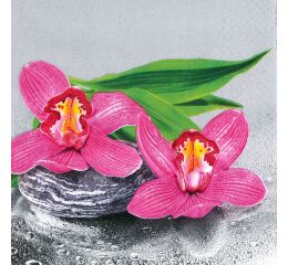 Ubrousky MAKI L (20ks) Orchids on Stone