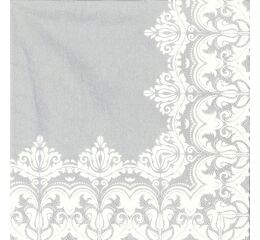 Ubrousky MAKI L (20ks) Ornament Border Grey