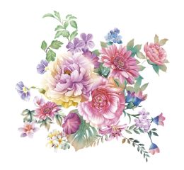 Ubrousky MAKI L (20ks) Watercolor Flowers