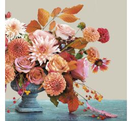 Ubrousky MAKI L (20ks) Autumn Bouquet in V Vase
