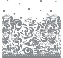 Ubrousky MAKI L (20ks) Ornament Silver