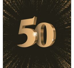 Ubrousky MAKI L (20ks) 50th 3D Birthday