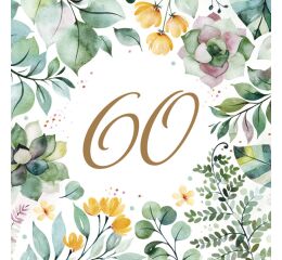 Ubrousky MAKI L (20ks) Floral Frame 60