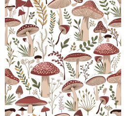 Ubrousky MAKI L (20ks) Toadstool Forest with Gold