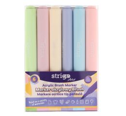 Akrylové popisovače STRIGO 6ks SET 1